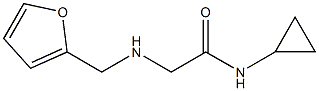 N-cyclopropyl-2-[(furan-2-ylmethyl)amino]acetamide Structure