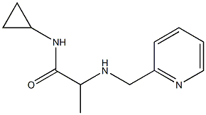 N-cyclopropyl-2-[(pyridin-2-ylmethyl)amino]propanamide