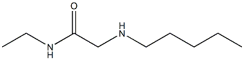 N-ethyl-2-(pentylamino)acetamide 结构式