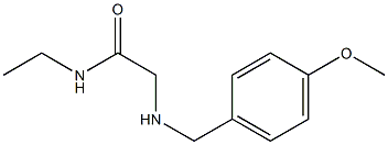 N-ethyl-2-{[(4-methoxyphenyl)methyl]amino}acetamide Structure