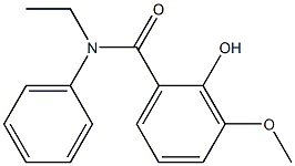 N-ethyl-2-hydroxy-3-methoxy-N-phenylbenzamide Structure
