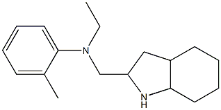 N-ethyl-2-methyl-N-(octahydro-1H-indol-2-ylmethyl)aniline