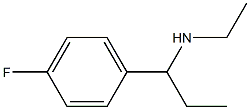 N-ethyl-N-[1-(4-fluorophenyl)propyl]amine Structure