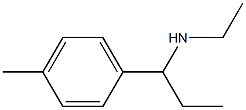 N-ethyl-N-[1-(4-methylphenyl)propyl]amine Struktur