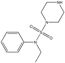 N-ethyl-N-phenylpiperazine-1-sulfonamide Structure
