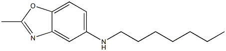 N-heptyl-2-methyl-1,3-benzoxazol-5-amine Structure