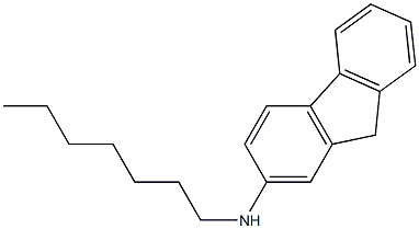 N-heptyl-9H-fluoren-2-amine Structure