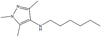 N-hexyl-1,3,5-trimethyl-1H-pyrazol-4-amine Structure