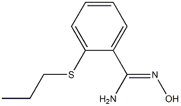 N'-hydroxy-2-(propylsulfanyl)benzene-1-carboximidamide|