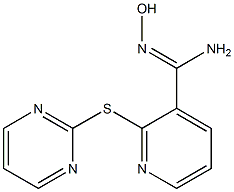 N'-hydroxy-2-(pyrimidin-2-ylsulfanyl)pyridine-3-carboximidamide