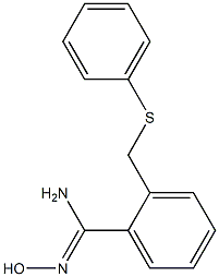  N'-hydroxy-2-[(phenylsulfanyl)methyl]benzene-1-carboximidamide