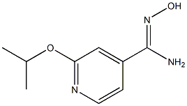 N'-hydroxy-2-isopropoxypyridine-4-carboximidamide 结构式