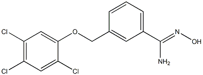 N'-hydroxy-3-(2,4,5-trichlorophenoxymethyl)benzene-1-carboximidamide
