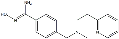 N'-hydroxy-4-({methyl[2-(pyridin-2-yl)ethyl]amino}methyl)benzene-1-carboximidamide