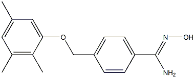 N'-hydroxy-4-(2,3,5-trimethylphenoxymethyl)benzene-1-carboximidamide