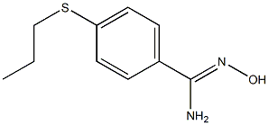 N'-hydroxy-4-(propylsulfanyl)benzene-1-carboximidamide