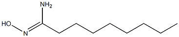 N'-hydroxynonanimidamide,,结构式