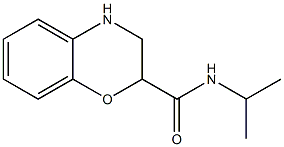 N-isopropyl-3,4-dihydro-2H-1,4-benzoxazine-2-carboxamide,,结构式