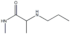 N-methyl-2-(propylamino)propanamide,,结构式