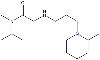 N-methyl-2-{[3-(2-methylpiperidin-1-yl)propyl]amino}-N-(propan-2-yl)acetamide|