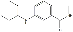 N-methyl-3-(pentan-3-ylamino)benzamide Structure