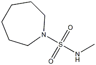 N-methylazepane-1-sulfonamide,,结构式