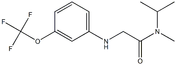 N-methyl-N-(propan-2-yl)-2-{[3-(trifluoromethoxy)phenyl]amino}acetamide