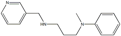 N-methyl-N-{3-[(pyridin-3-ylmethyl)amino]propyl}aniline Structure