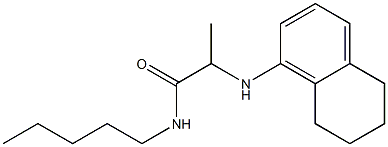 N-pentyl-2-(5,6,7,8-tetrahydronaphthalen-1-ylamino)propanamide