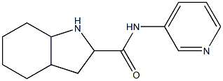 N-pyridin-3-yloctahydro-1H-indole-2-carboxamide Structure