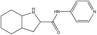 N-pyridin-4-yloctahydro-1H-indole-2-carboxamide Structure