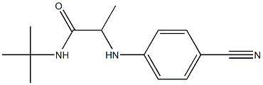 N-tert-butyl-2-[(4-cyanophenyl)amino]propanamide