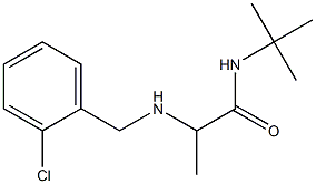  N-tert-butyl-2-{[(2-chlorophenyl)methyl]amino}propanamide