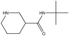 N-tert-butylpiperidine-3-carboxamide 结构式