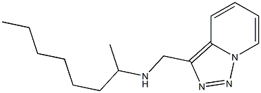 octan-2-yl({[1,2,4]triazolo[3,4-a]pyridin-3-ylmethyl})amine Structure