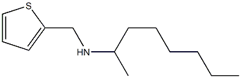 octan-2-yl(thiophen-2-ylmethyl)amine Structure