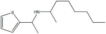 octan-2-yl[1-(thiophen-2-yl)ethyl]amine Structure