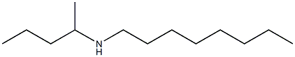 octyl(pentan-2-yl)amine Structure