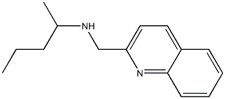 pentan-2-yl(quinolin-2-ylmethyl)amine 结构式