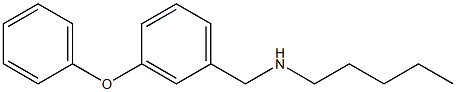 pentyl[(3-phenoxyphenyl)methyl]amine,,结构式