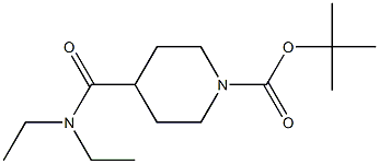 tert-butyl 4-[(diethylamino)carbonyl]piperidine-1-carboxylate Structure