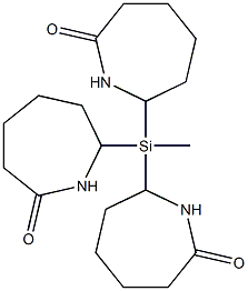 Methyltricaprolactamsilane,,结构式