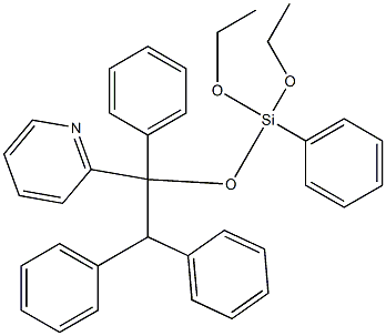 Triphenylpyridylphenyltriethoxysilane 结构式