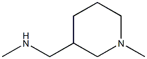 1-Methyl-3-(methylaminomethyl)piperidine Structure