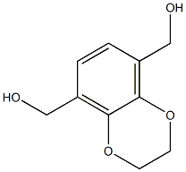 1,4-Benzodioxin-5,8-dimethanol,  2,3-dihydro-,,结构式
