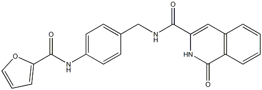 3-Isoquinolinecarboxamide,  N-[[4-[(2-furanylcarbonyl)amino]phenyl]methyl]-1,2-dihydro-1-oxo-