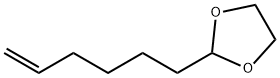 1,3-Dioxolane,  2-(5-hexen-1-yl)-,,结构式