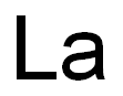 Lanthanum,  1%  (W/V) Structure