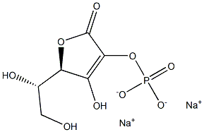 Sodium  L-Ascorbic  acid  -2-phosphate,,结构式