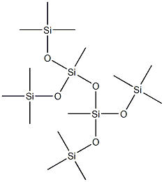 methyl-(methyl-bis(trimethylsilyloxy)silyl)oxy-bis(trimethylsilyloxy)silane,,结构式